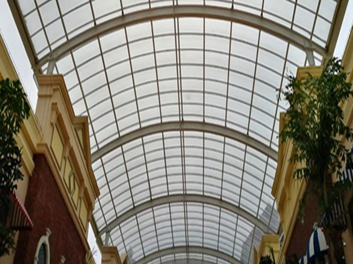 淮南屋面网架顶棚吊装方案